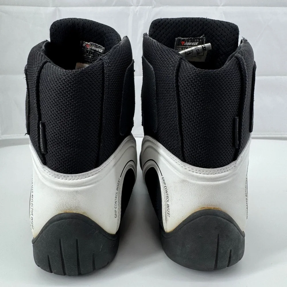 Dainese Motorshoe D-WP Boots Mens 11 Black Waterproof Motorcycle Riding Shoes